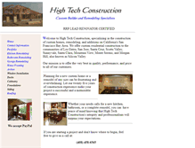 Tablet Screenshot of ht-construction.com